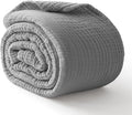 100% Cotton Muslin Blanket 40" x 40", Breathable and Lightweight Cotton Throw by Kozyhvn