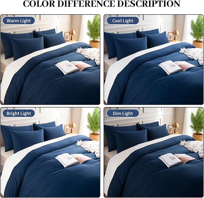 NEXHOME PRO Oversized King Duvet Cover Set – 100% Certified Organic Cotton - Image 4