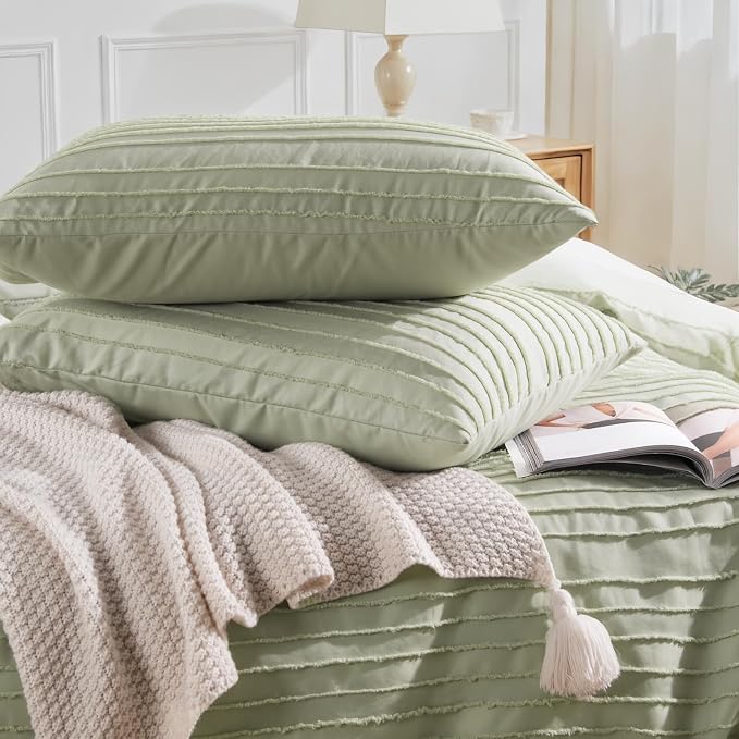 NEXHOME PRO Twin Duvet Cover, 2 Pieces Boho Tufted Duvet Cover Set, Soft and - Image 6