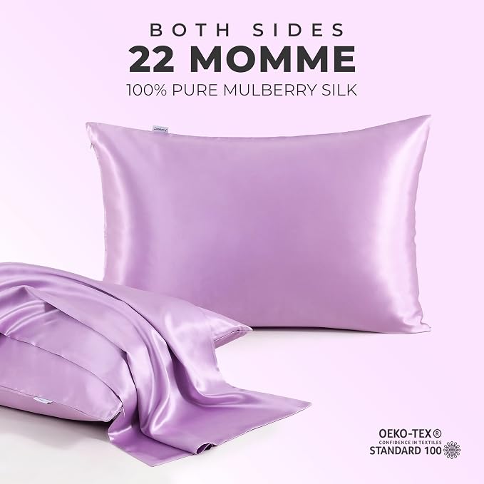 100% Pure Mulberry Silk Pillowcase - Image 2