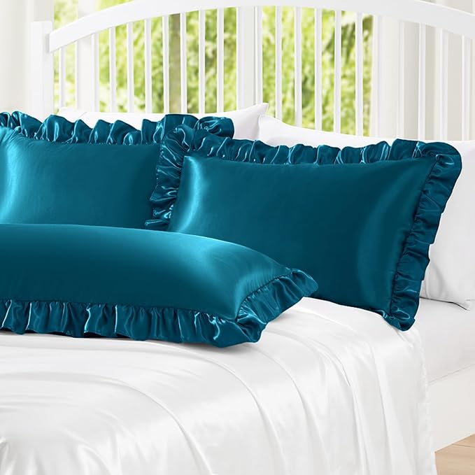Homiest Ruffle Satin Pillowcase - Image 2