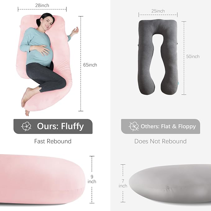 MOON PARK Pregnancy Pillows for Sleeping - Image 7