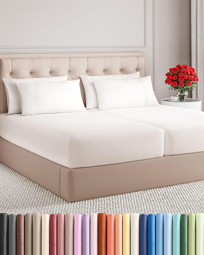 Split King 7 Piece Sheet Set by CGKUnlimited