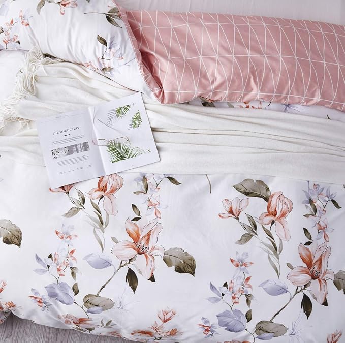OAITE Duvet Cover Set, 100% Cotton Comforter Cover - Image 3