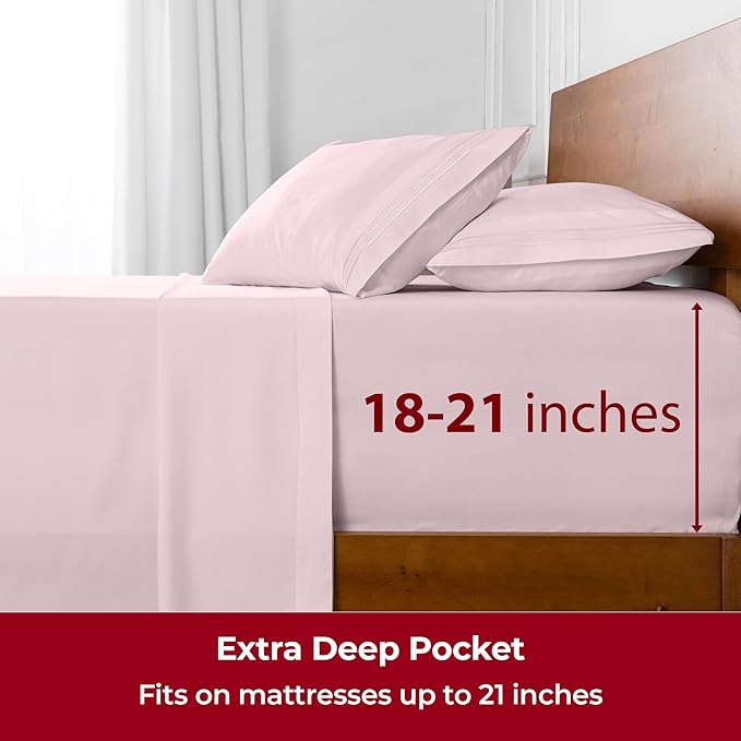 Mellanni Extra Deep Twin XL Sheets - Image 6
