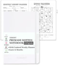 Premade Dotted Journal Notebook, Pre-made Dot Grid Notebook by SIMSIMY