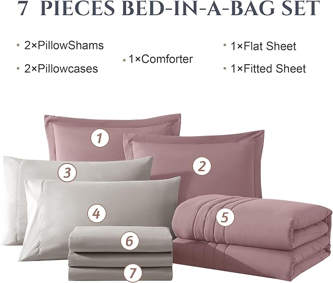 Monbix Queen Comforter Set - Image 7