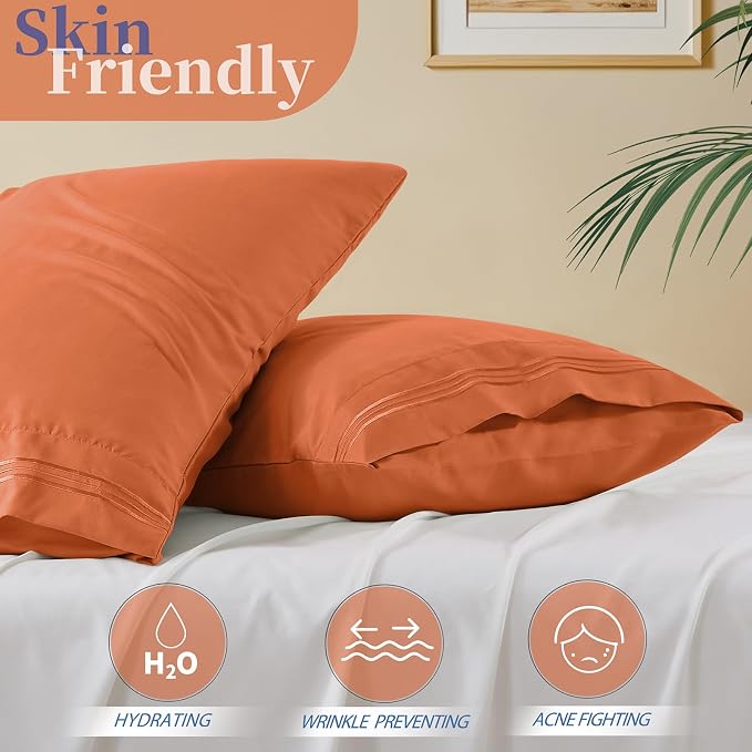 Vonty 2 Pack Queen Pillow Cases - Image 3