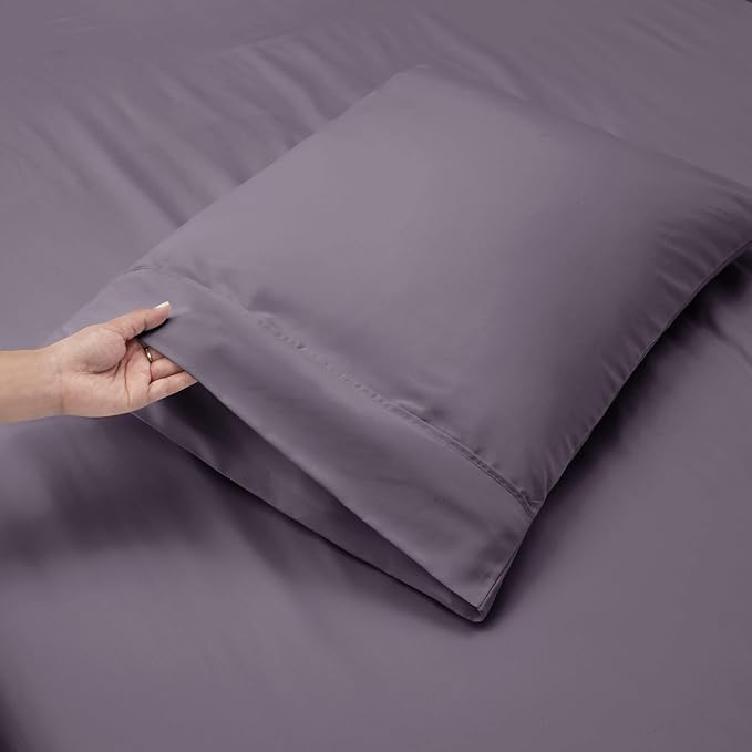 Hearth & Harbor Bed Sheets, Luxury Soft 6 Piece Bed Sheet Set Extra Deep Pocket - Image 6