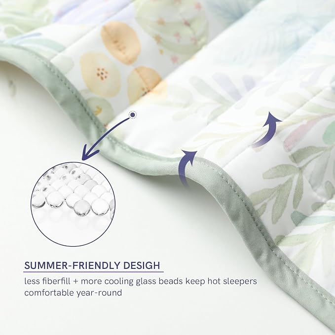 YnM 12lbs Weighted Blanket for Adults, Cooling Nylon/PE Heavy Bed Throw Blanket - Image 5