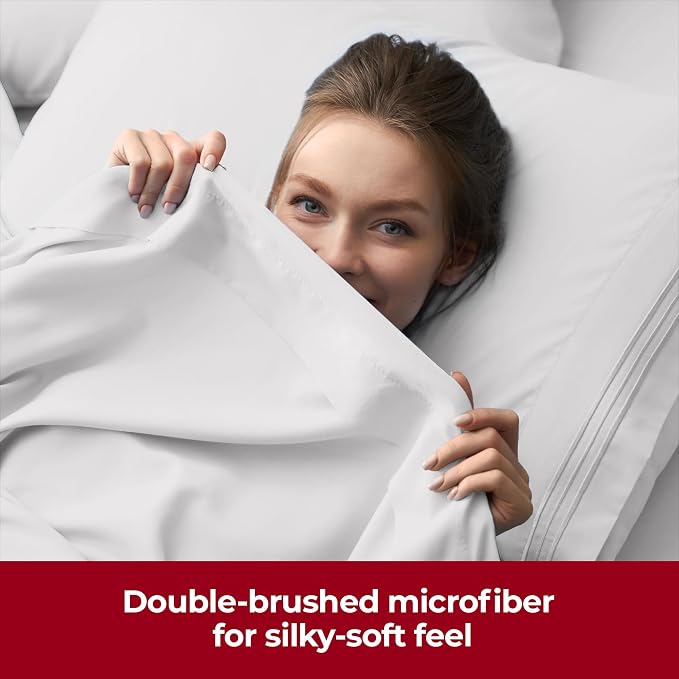 Mellanni Extra Deep Split King Sheets - Image 7