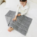 Mr. Sandman Weighted Lap Blanket 2LBS 20 x 30 Inches, Minky Dots Heavy Blanket by MrSandman