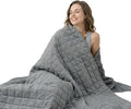 Smart Queen Weighted Blanket for Adults, Full Size 48x72, Soft Heavy Blanket by SmartQueen