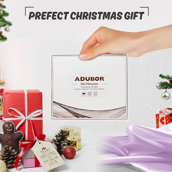 Adubor 100% Mulberry Silk Pillowcase - Image 7