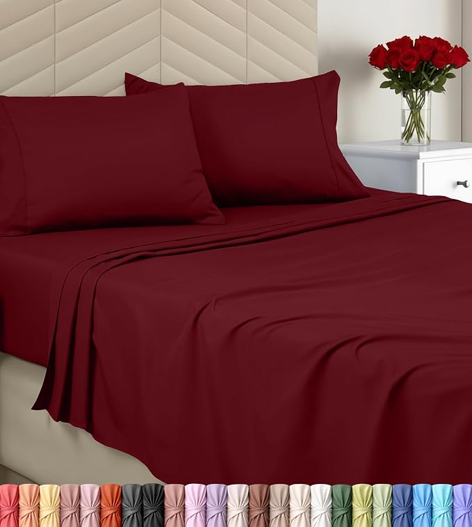 Utopia Bedding Queen Size 4 Piece Sheet Set by UTOPIABEDDING