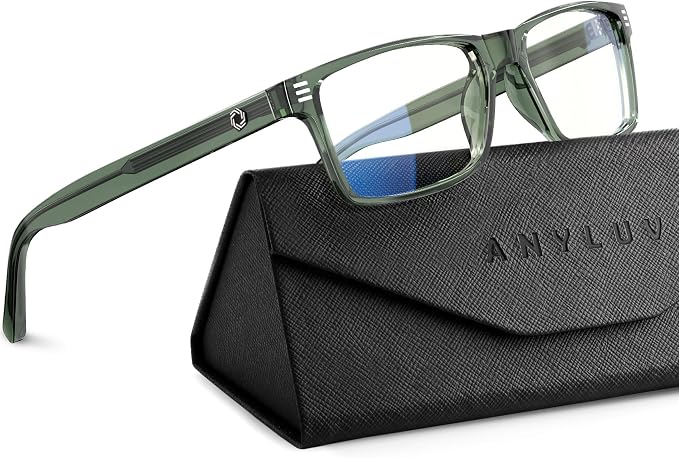 ANYLUV Blue Light Glasses Men Woman, Eye Strain Relief Eye Protection by ANYLUV