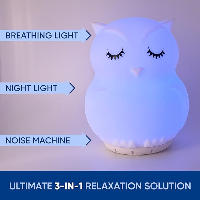 Mindfulness 'Breathing Owl' | 4-7-8 Guided Visual Meditation Breathing Light | - Image 2