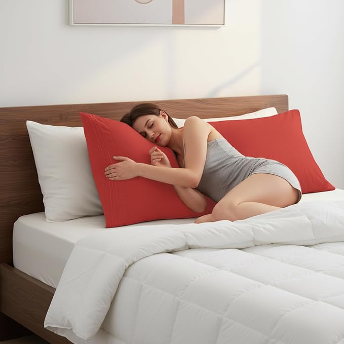 Elegant Comfort Luxury Ultra-Soft 1-Piece Body Pillowcase - Image 4