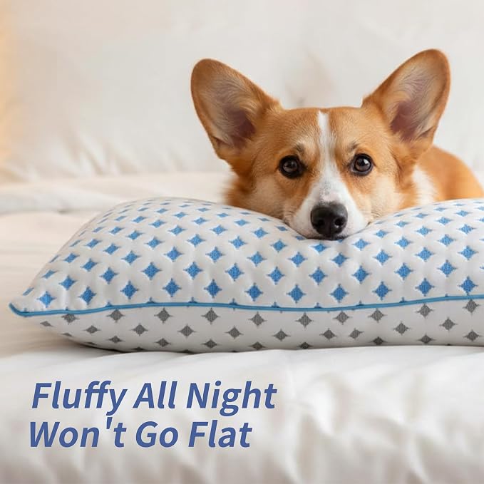 Memory Foam Pillows 2 Pack – Adjustable Loft Cooling Pillows King Size Set of 2 - Image 7