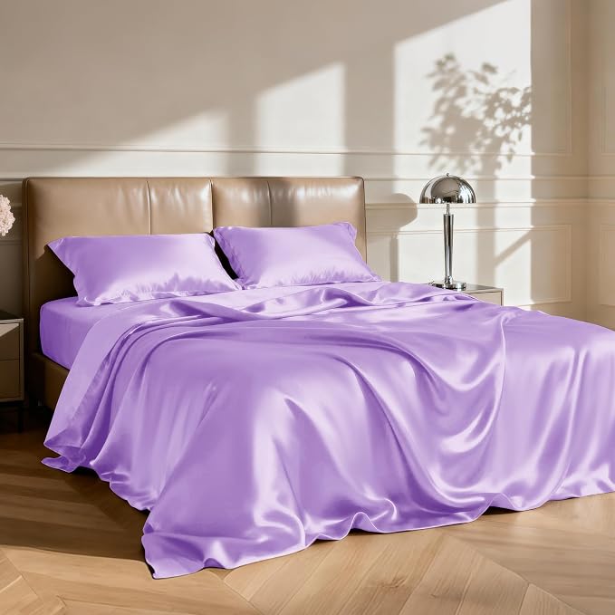 Love's cabin Twin XL Satin Sheet Sets - Image 2