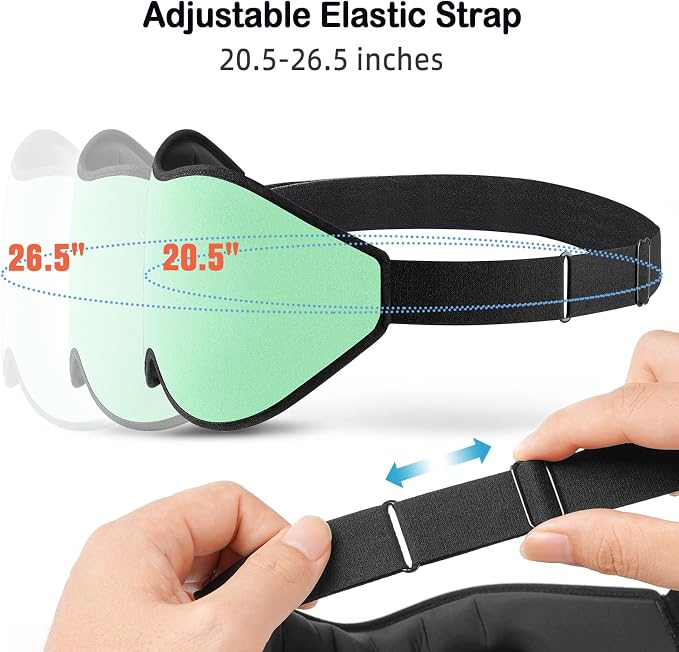 LitBear Sleep Mask for Side Sleeper Women Men, Eye Mask for Sleeping Light - Image 6