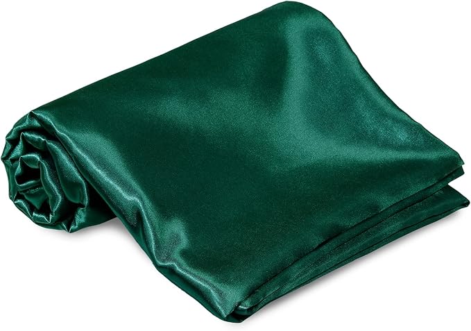 Homiest Blackish Green Satin Flat Sheet - Image 2