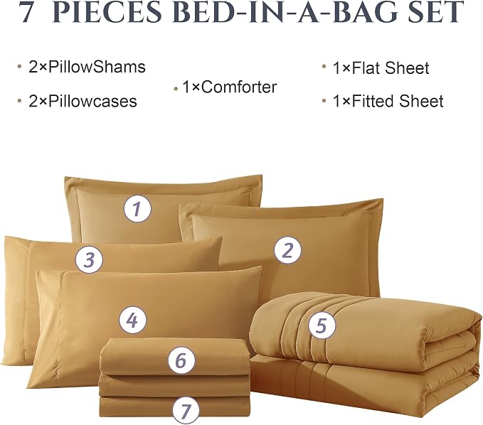 Monbix Queen Comforter Set - Image 7