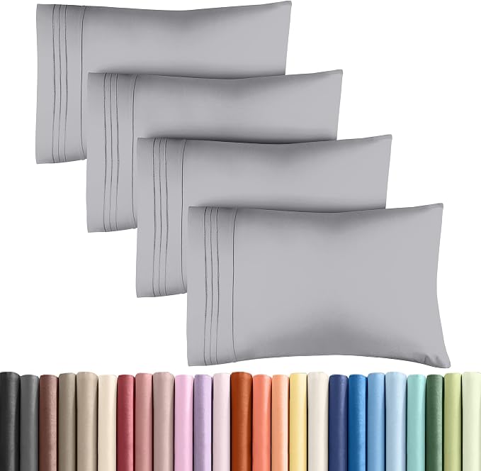 King Pillow Cases Set of 4 by CGKUnlimited