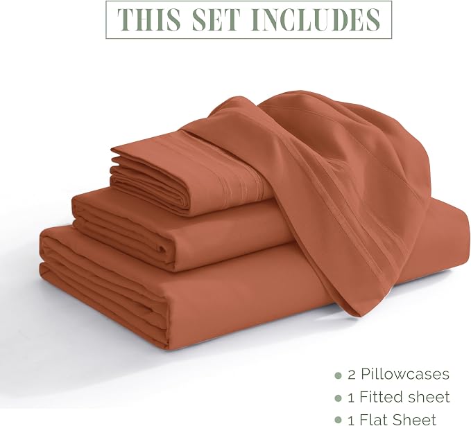 Elegant Comfort Luxurious 1500 Premium Hotel Quality Microfiber Three Line - Image 3