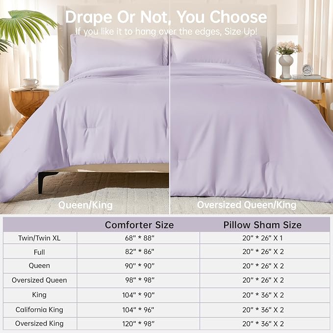 MUXHOMO Queen Comforter Set, All Season Ultra Soft Down Alternative Bedding - Image 8