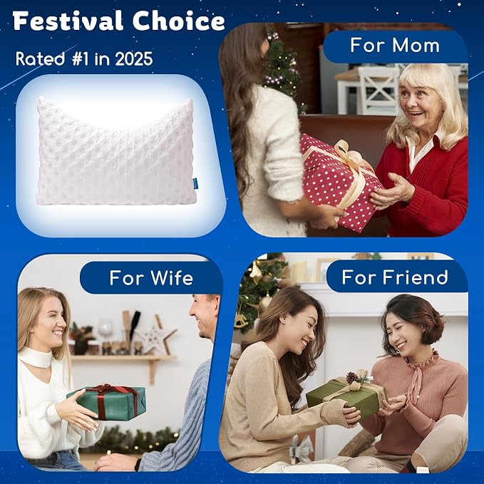 Cooling Side Sleeper Pillow for Neck and Shoulder Pain, Luxury Shredded Memory - Image 7