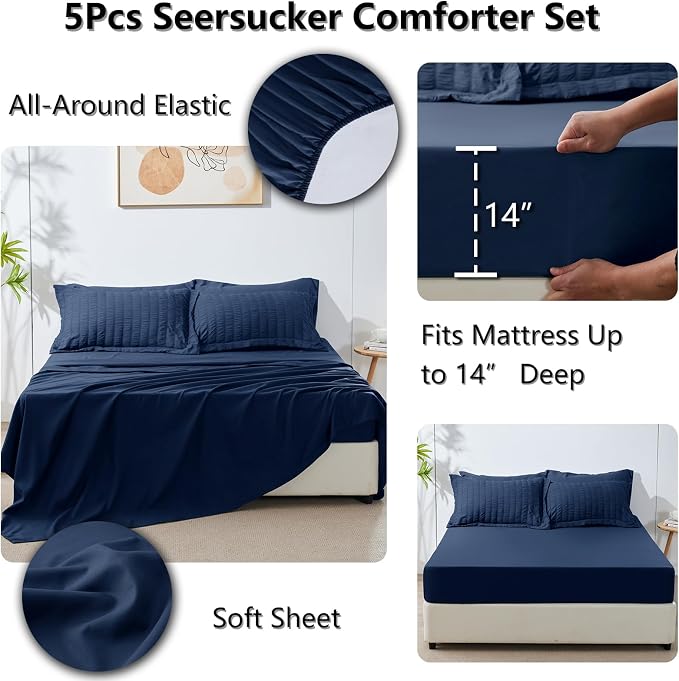 CozyLux Twin Comforter Set - Image 8