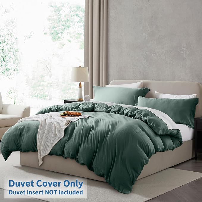 Nestl Forest Green Duvet Cover Queen Size - Image 2