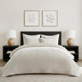 EVERGRACE Velvet Quilt Set Queen Size, Luxurious Soft Striped Channel Bedding by EverGrace