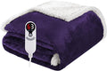 Electric Heated Blanket Throw Size 50"x60", Soft Flannel by Soypipo
