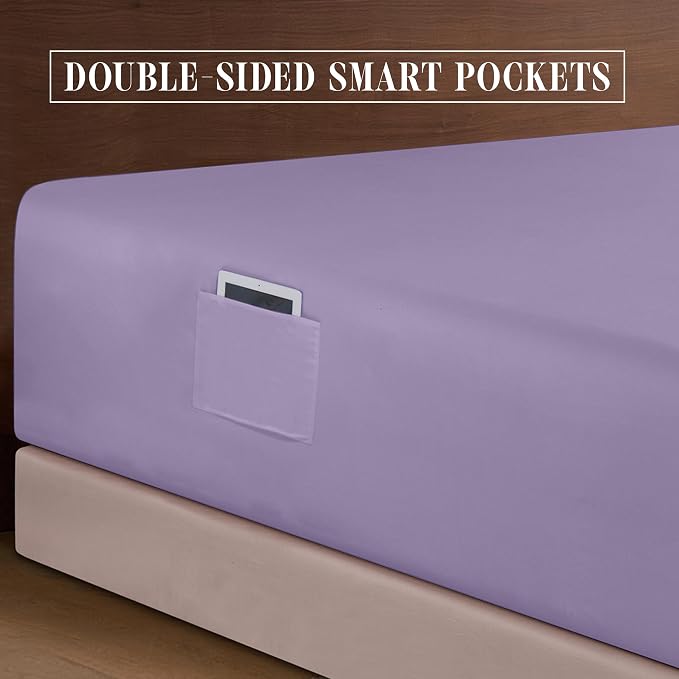 Elegant Comfort Luxurious 1500 Premium Hotel Quality Microfiber 4-Piece Sheet - Image 5
