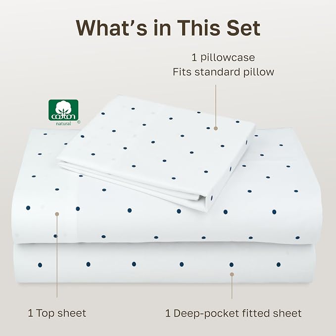 California Design Den Soft 100% Cotton Twin XL Sheet Set, 400 Thread Count Good - Image 4