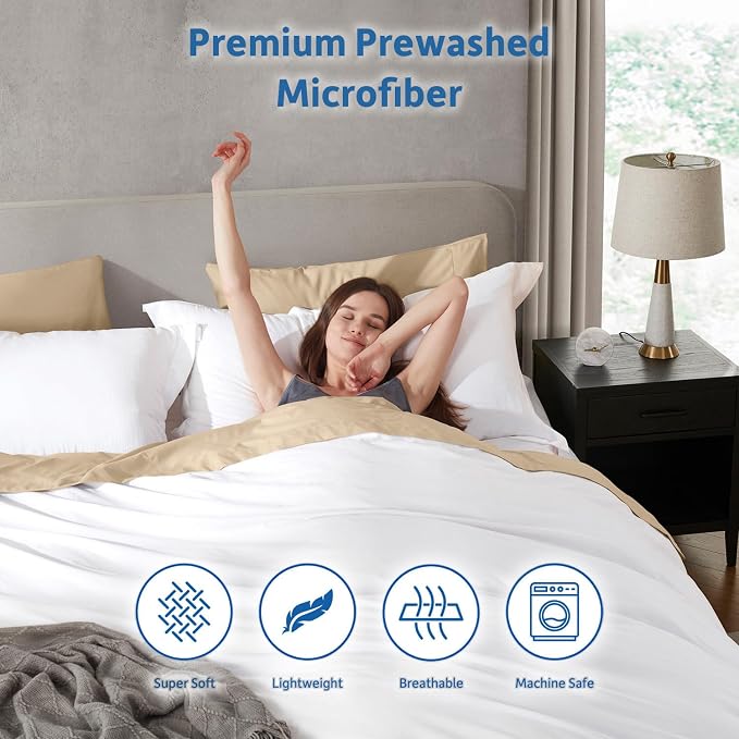 Nestl White Duvet Cover Full Size - Image 6