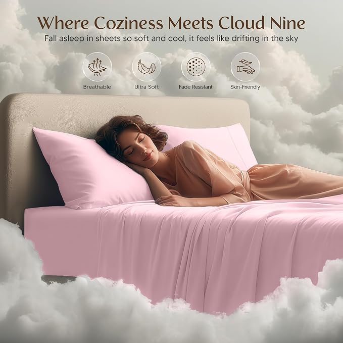 Utopia Bedding California King Size Sheet Set – 4 Piece Bed Sheets, Soft and - Image 7