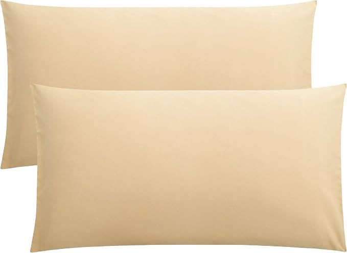 FLXXIE King Pillow Cases Set of 2, Soft Microfiber Pillow Covers by FLXXIE