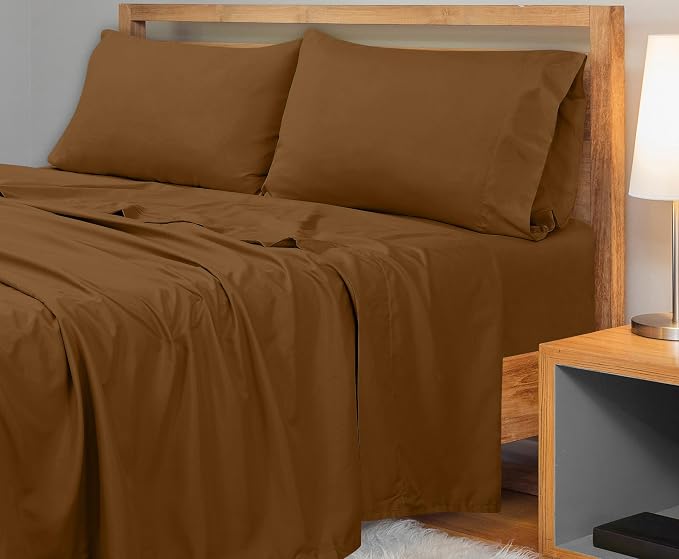Royale Linens 300 Thread Count 100% Long Staple Combed Cotton Flat Sheet - Image 6
