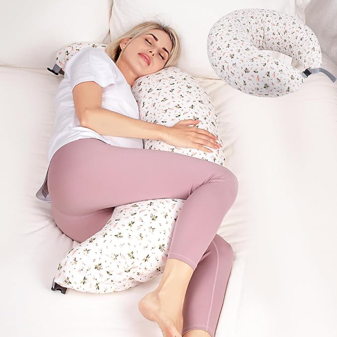 Chilling Home C Shaped Pregnancy Pillow, Full Body Pillows by ChillingHome