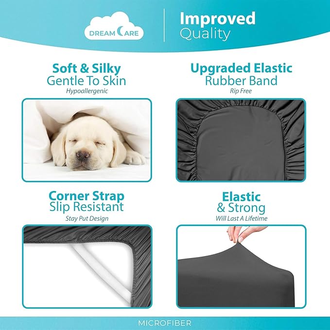 DREAMCARE Twin Fitted Sheet - Image 6