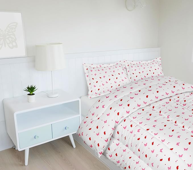 Utopia Bedding All Season Butterfly Comforter Set - Image 5