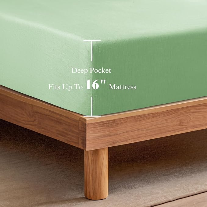 SONORO KATE 100% French Linen Fitted Sheet - Image 4