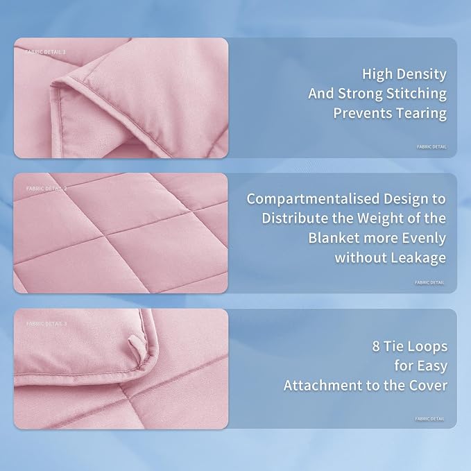 Topcee Weighted Blanket Cooling Throw Heavy Blanket - Image 5