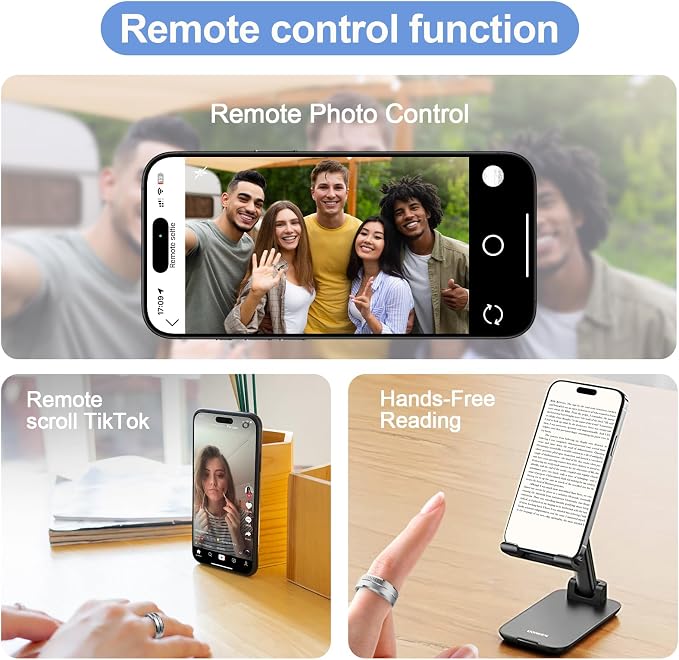 Gen 1 Smart Ring – Activity & Sleep Tracking, Hands-Free App & Camera Control - Image 6