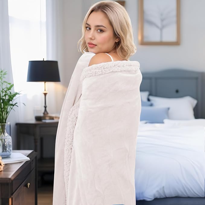 Electric Heated Blanket Full Size 72" x 84" - Image 7