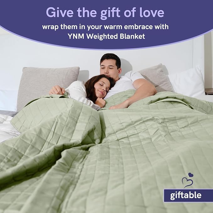 YnM Exclusive 30lbs Weighted Blanket, Extra Heavy Cotton/Polyester Bed Blanket - Image 7