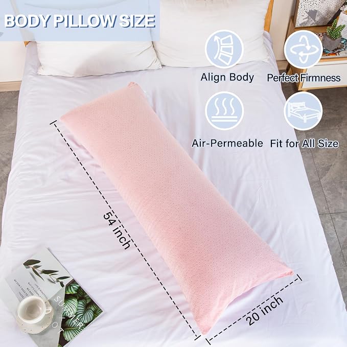 1 MIDDLE ONE Body Pillow, Memory Foam Body Pillows - Image 3